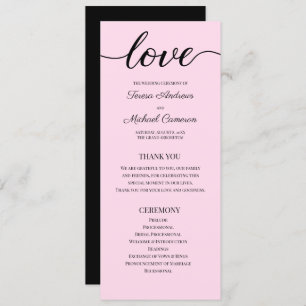 Temp. Programa de Casamento Personalizável Rosa-Bl