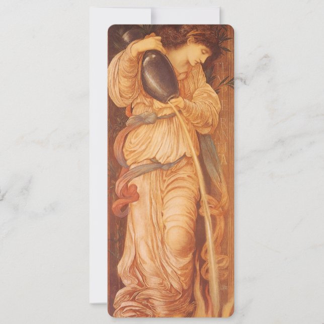 Temperantia por Sir Edward Coley Burne-Jones (Frente)