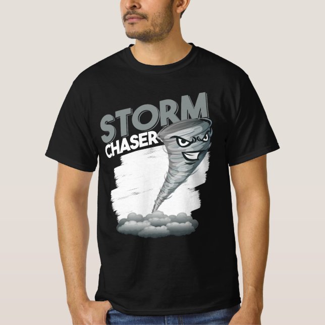 Tempestade Chaser Tornado T-Shirt (Frente)