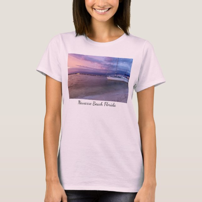 Tempestade chegando a Navarre Florida T-Shirt (Frente)
