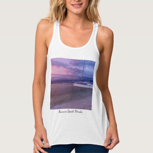 Tempestade chegando ao Navarre Florida Tank Top (Frente)