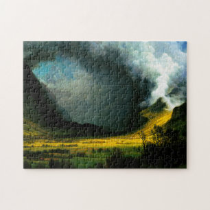 Tempestade de Albert Bierstadt no quebra-cabeça