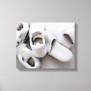 Tempestade de neve, Boston, impressão das canvas