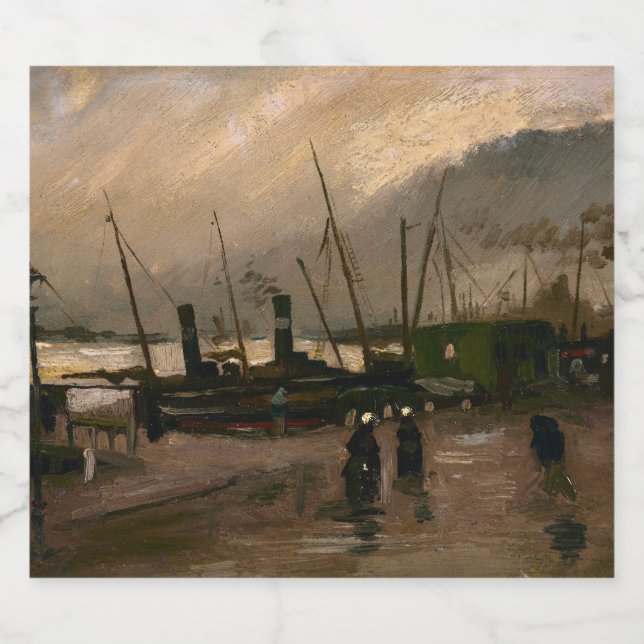 Tempestade dos Pescadores de Amsterdã, por Vincent (Rótulo Único)