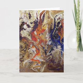 Tempestade no cartão da praia