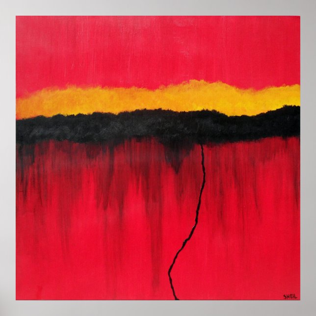 "Tempestade" por SHEIL Poster Impressão (Frente)