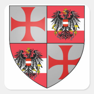 Templário Austria autocolante Nr. 0124082013