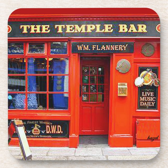 Temple Bar, Dublin, Irlanda, Irish Pub Porta copos (Frente)