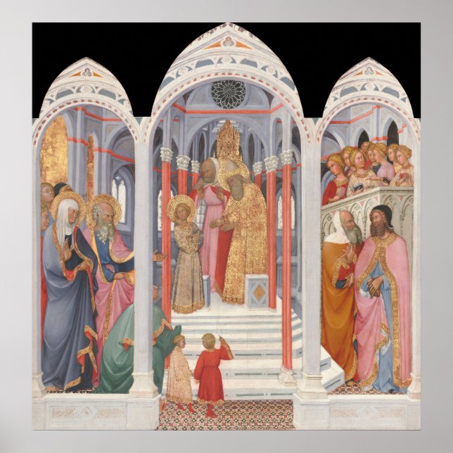 Temple - Paolo di Giovanni Fei Fine Art Poster (Frente)