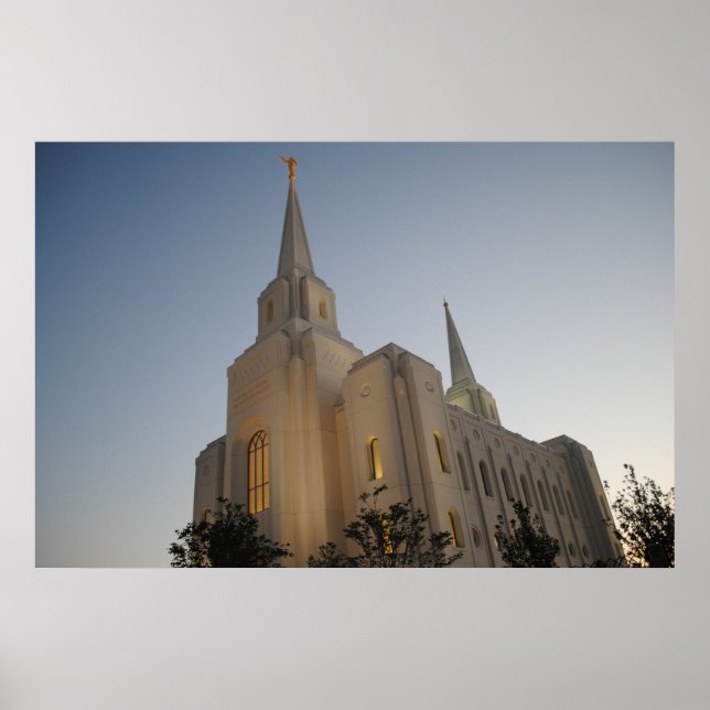 Templo de Brigham City Utah #1 LDS Wall Art Poster (Frente)