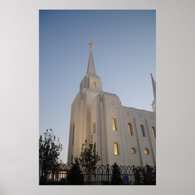 Templo de Brigham City Utah #2 LDS Wall Art Poster (Frente)