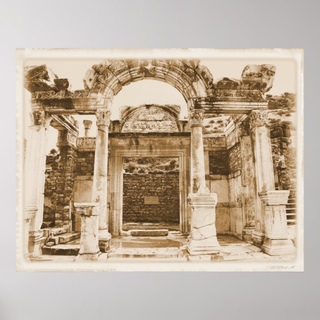 Templo de Hadrian, Ephesus POSTER (Frente)