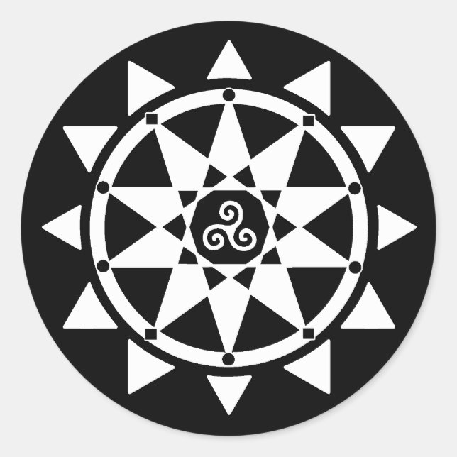 Templo do adesivo de Witchcraft (Frente)