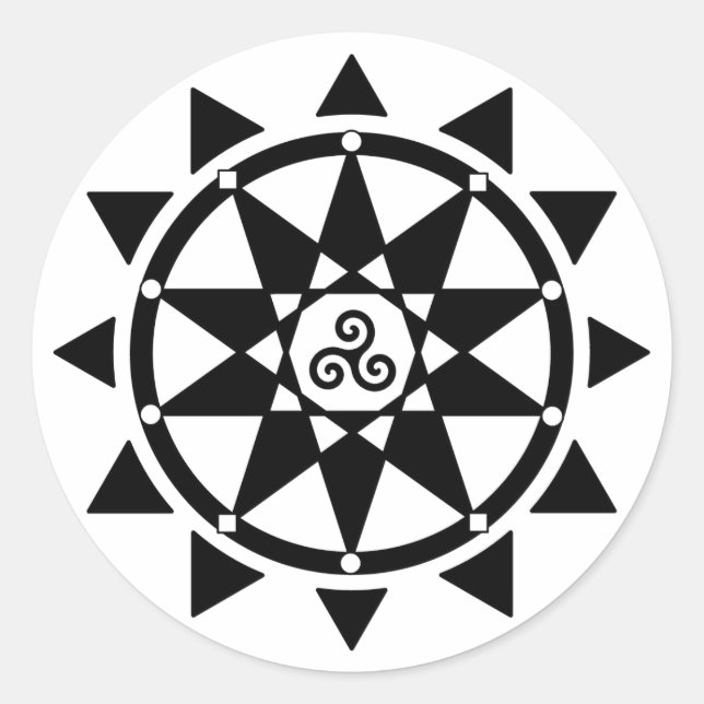 Templo do adesivo de Witchcraft (Frente)