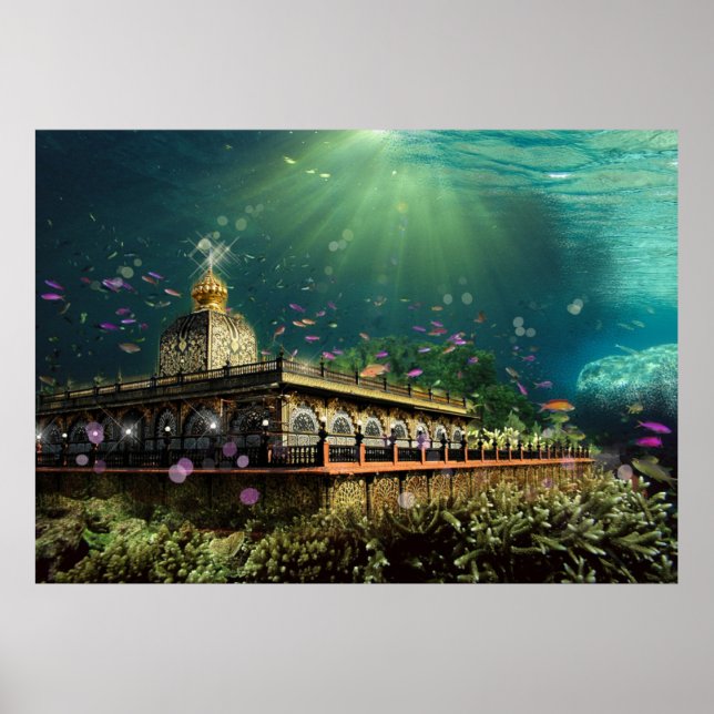 Templo Do Coral Reef - Poster (Frente)