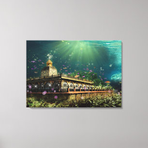 Templo Do Recife De Coral - Canvas
