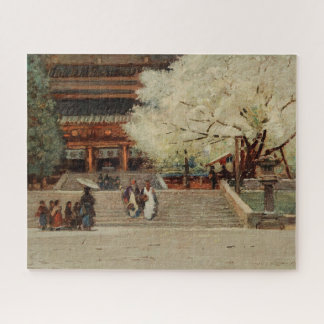 Templo em Nikko, Japão - quebra-cabeça de serra de