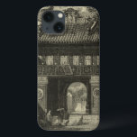 Templo Imperial Asiático a Preto e Branco<br><div class="desc">Visitantes se reúnem em frente a este templo imperial asiático,  prontos para entrar. A impressão espantosa é feita em preto e branco,  dando a toda a peça um olhar antigo que imita o tempo que ela está retratando. Coloque isso na sua parede hoje e aproveite!</div>