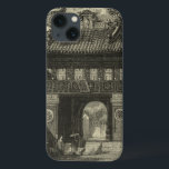 Templo Imperial Asiático a Preto e Branco<br><div class="desc">Visitantes se reúnem em frente a este templo imperial asiático,  prontos para entrar. A impressão espantosa é feita em preto e branco,  dando a toda a peça um olhar antigo que imita o tempo que ela está retratando. Coloque isso na sua parede hoje e aproveite!</div>