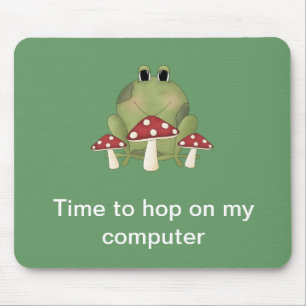 Tempo ao salto em meu computador Mousepad