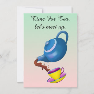 Tempo De Convite Para O Chá