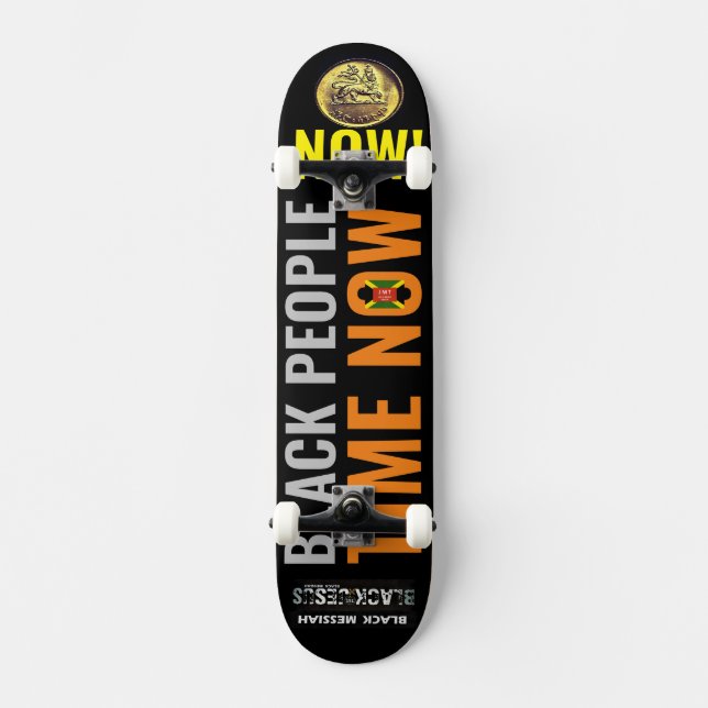 TEMPO DE NEGROS AGORA JMT Skateboard (Frente)