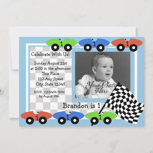 Tempo de Raça/ Convite Fotográfico (Frente)