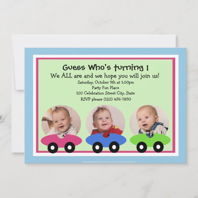 Tempo de Raça/ Convite Fotográfico (Frente)