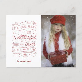 TEMPO MARAVILHOSO DO ANO / Cartão de Natal