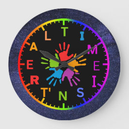 Tempo não é relógio psicodélico real/limite estrel