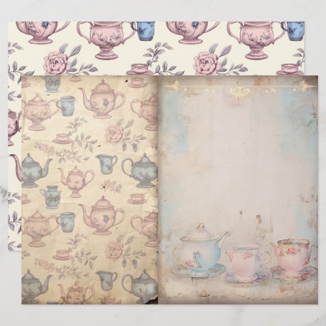 Tempo para o papel de Diário de Lixo (Frente/Verso)