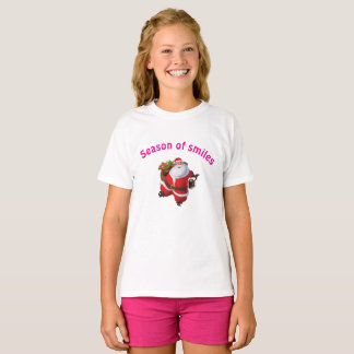 Temporada de Sorrisos.” – Camiseta de Natal de Beb