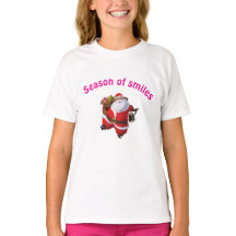 Temporada de Sorrisos.” – Camiseta de Natal de Beb