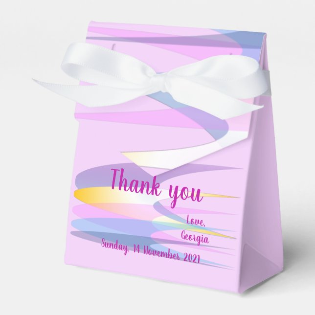 Tenda da Caixa de Favor Rosa Púrpura (Frente)