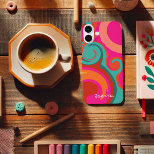 Tendência de Abstrato cor-de-rosa turva personaliz