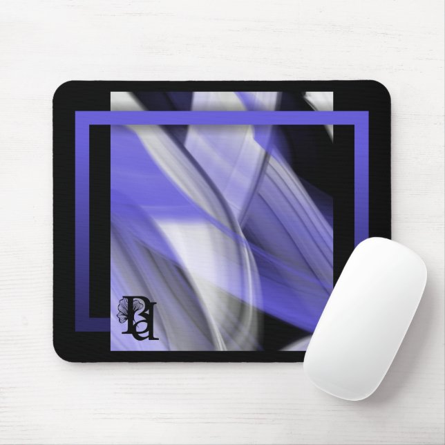 Tendência de Mousepad Abstrato Lavanda Violeta (Com mouse)