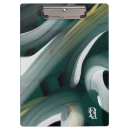 Tendência de Prancheta Arte Abstrata Preto Branco
