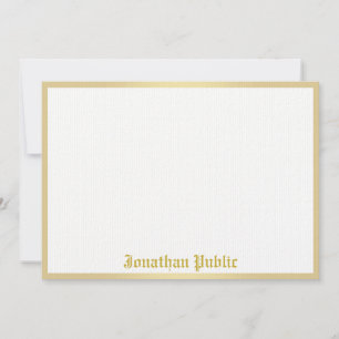 Tendência Dourada Caligrafia Nome Modelo de Vintag