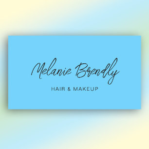 Tendência Moderna e Minimalista Cartão de visita a