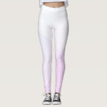 Tendência Moderna Leggings Cor-de-rosa Azul Púrpur<br><div class="desc">Trendy Modern Elegante Cor-de-rosa Azul Púrpura Leggings Brancas.</div>