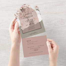 Tendência MOSS BLUSING WEDDING Sage Pink