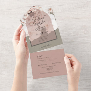 Tendência MOSS BLUSING WEDDING Sage Pink