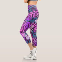 Tendência Palma Tropical Deixa Prato Roxo Padrão