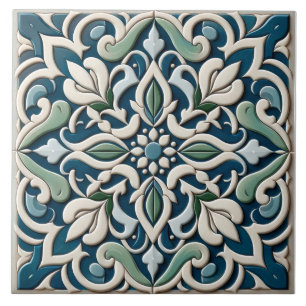 Tendências 2024: Azulejos Simétricos Florais