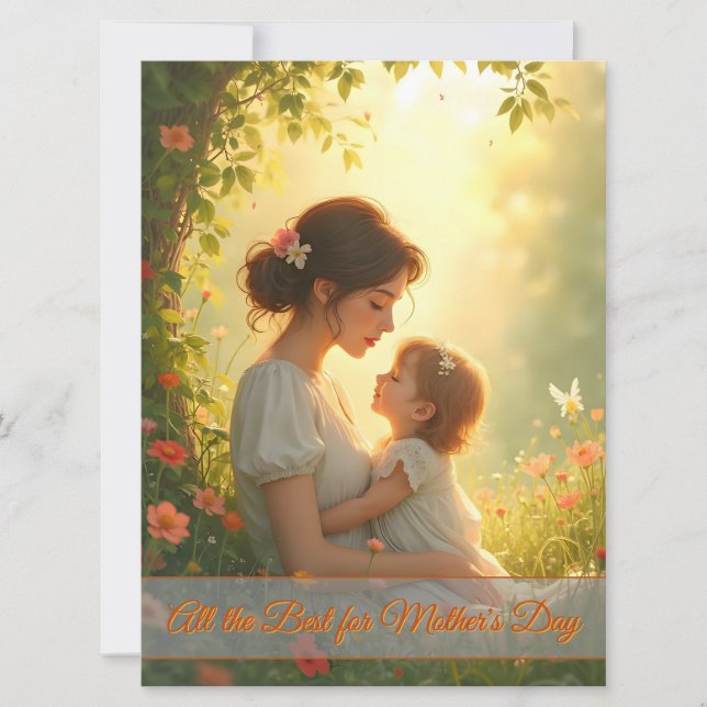 Tender Motherly Love in Blooming Light (Frente)