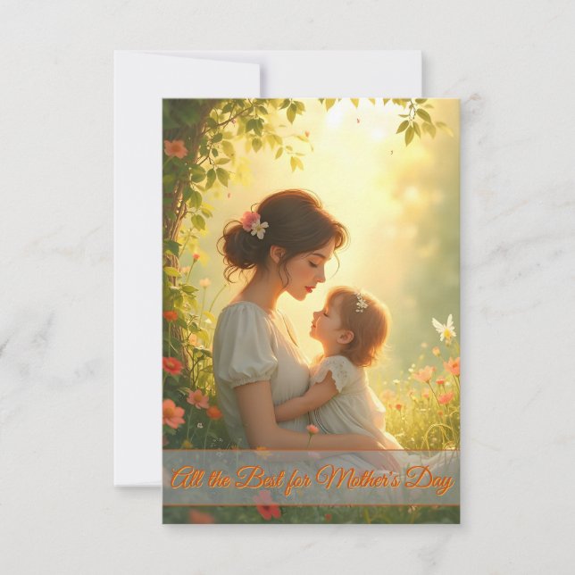 Tender Motherly Love in Blooming Light (Frente)