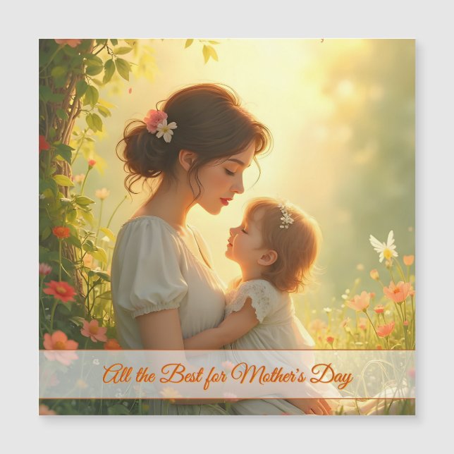 Tender Motherly Love in Blooming Light (Frente)