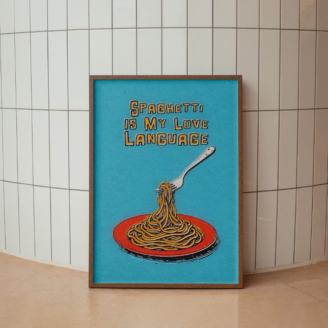 Tendy Foodie Cote Spaghetti Poster (Criador carregado)