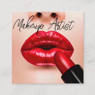 Tendy Makeup Artist Fashion Cartões de visitas