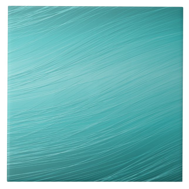 Tendy Modern Teal Aqua Cerâmica Azulejo (Frente)
